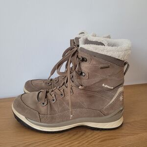 Lowa Leventina GTX Mid Winter Boot Womens Size 9 Hiking Goretex Suede Leather
